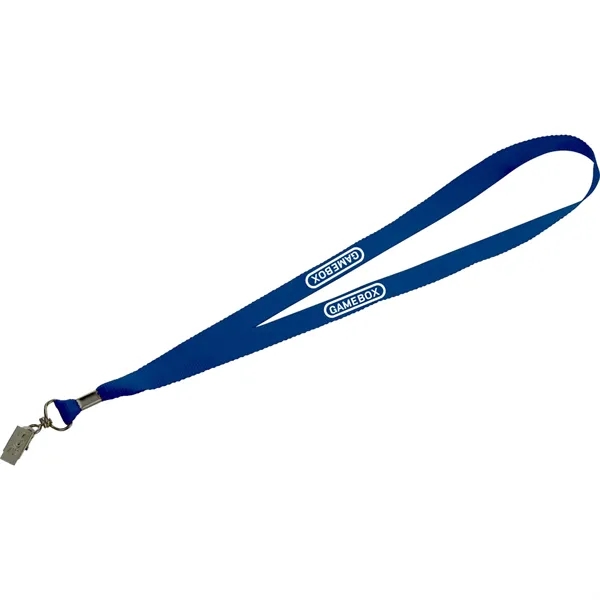 17.5" x 0.75" lanyard with swivel bulldog clip.... from ASI 66887 PCNA / Bullet