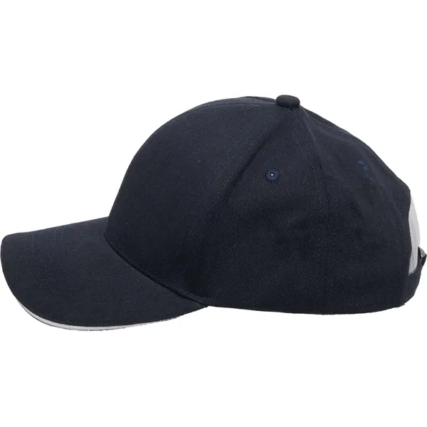 Recycled Cotton Twill 6 Panel Split Peak Ballcap... from ASI 66887 PCNA / Trimark