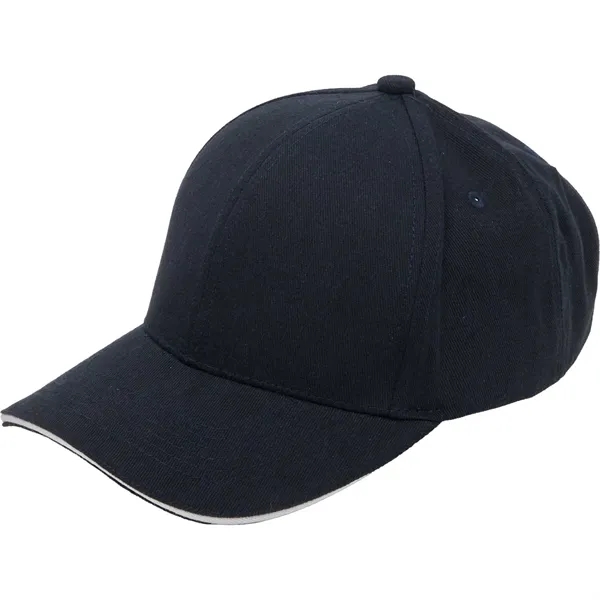 Recycled Cotton Twill 6 Panel Split Peak Ballcap... from ASI 66887 PCNA / Trimark