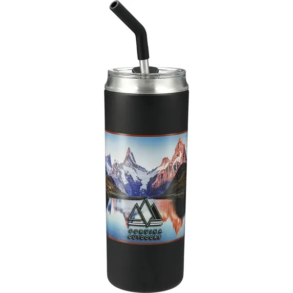 20 oz. double wall, vacuum insulated stainless steel tumbler with lid... from ASI 66887 PCNA / Leeds
