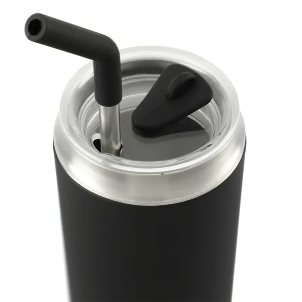 20 oz. double wall, vacuum insulated stainless steel tumbler with lid... from ASI 66887 PCNA / Leeds