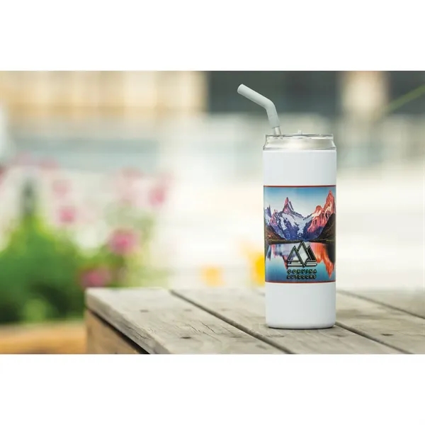 20 oz. double wall, vacuum insulated stainless steel tumbler with lid... from ASI 66887 PCNA / Leeds