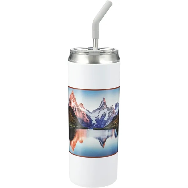 20 oz. double wall, vacuum insulated stainless steel tumbler with lid... from ASI 66887 PCNA / Leeds