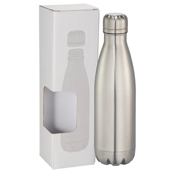 17 oz. double wall stainless steel insulated bottle with window box.... from ASI 66887 PCNA / Leeds