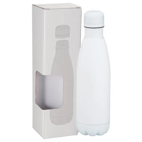 17 oz. double wall stainless steel insulated bottle with window box.... from ASI 66887 PCNA / Leeds