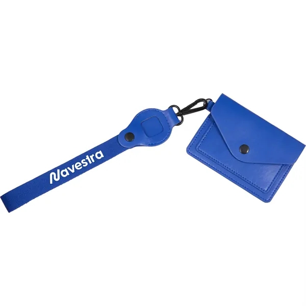 Recycled Wrist Lanyard with Card Holder... from ASI 66887 PCNA / Bullet