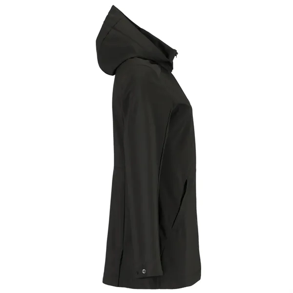 Women's MANZANO Eco softshell jacket; made from 100% recycled polyester.... from ASI 66887 PCNA / Trimark