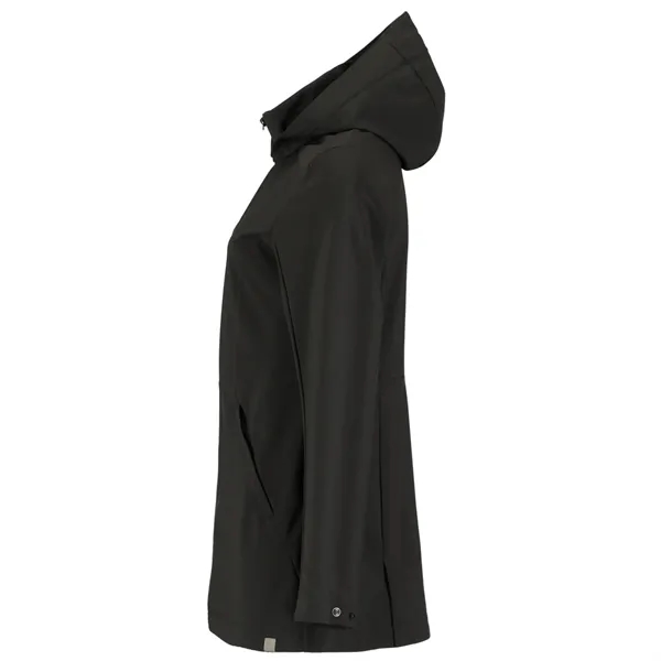 Women's MANZANO Eco softshell jacket; made from 100% recycled polyester.... from ASI 66887 PCNA / Trimark