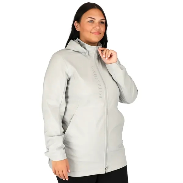 Women's MANZANO Eco softshell jacket; made from 100% recycled polyester.... from ASI 66887 PCNA / Trimark