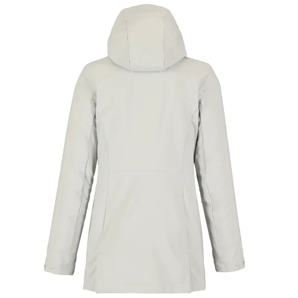 Women's MANZANO Eco softshell jacket; made from 100% recycled polyester.... from ASI 66887 PCNA / Trimark