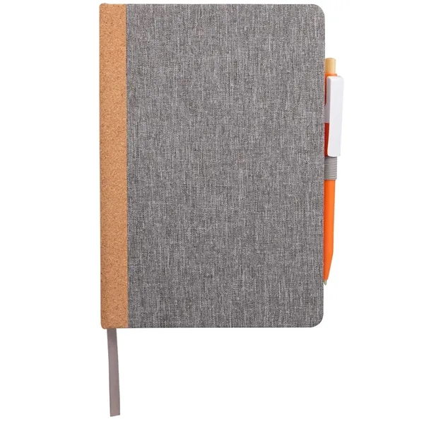 5.5" x 8.5" Recycled PET and Cork Bound Journal... from ASI 66887 PCNA / Bullet
