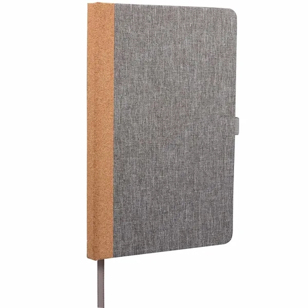 5.5" x 8.5" Recycled PET and Cork Bound Journal... from ASI 66887 PCNA / Bullet