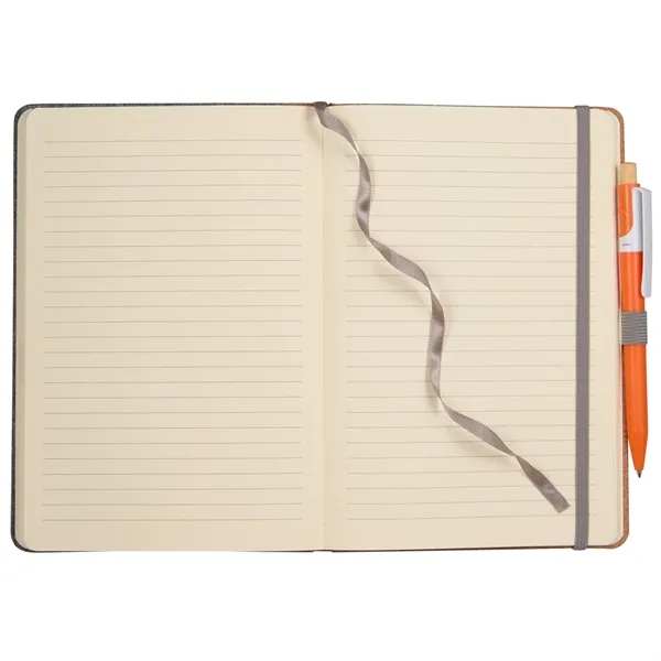 5.5" x 8.5" Recycled PET and Cork Bound Journal... from ASI 66887 PCNA / Bullet