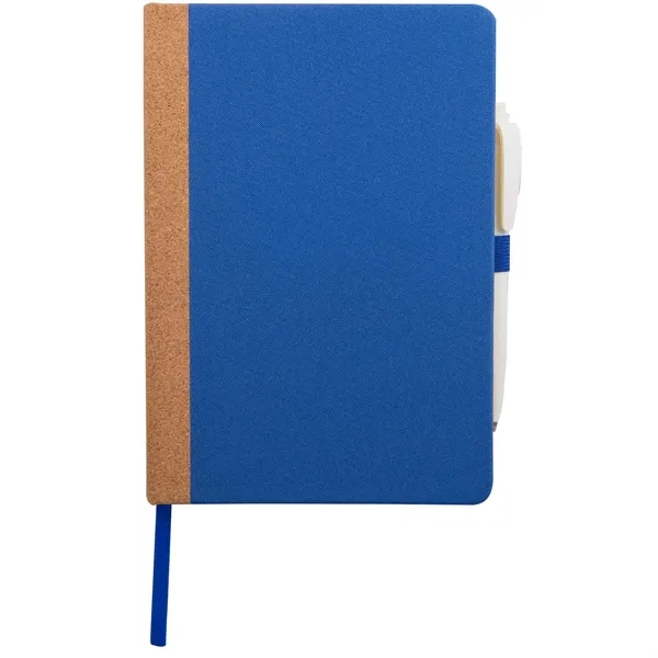 5.5" x 8.5" Recycled PET and Cork Bound Journal... from ASI 66887 PCNA / Bullet