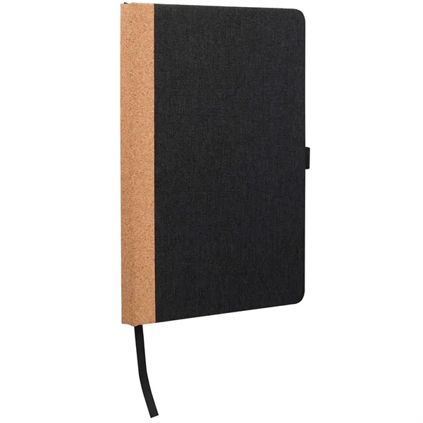 5.5" x 8.5" Recycled PET and Cork Bound Journal... from ASI 66887 PCNA / Bullet