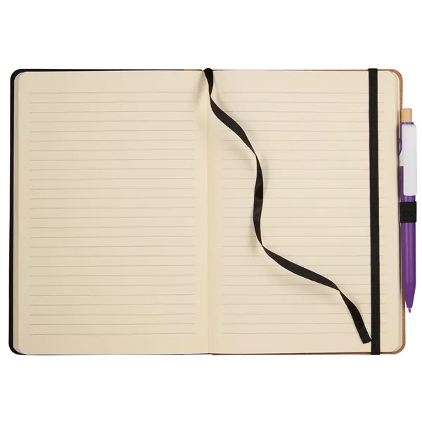 5.5" x 8.5" Recycled PET and Cork Bound Journal... from ASI 66887 PCNA / Bullet