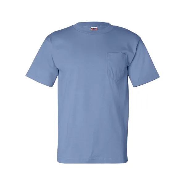 Adult USA made heavyweight 100% cotton short sleeve t-shirt with a... from ASI 84358 S&S Activewear