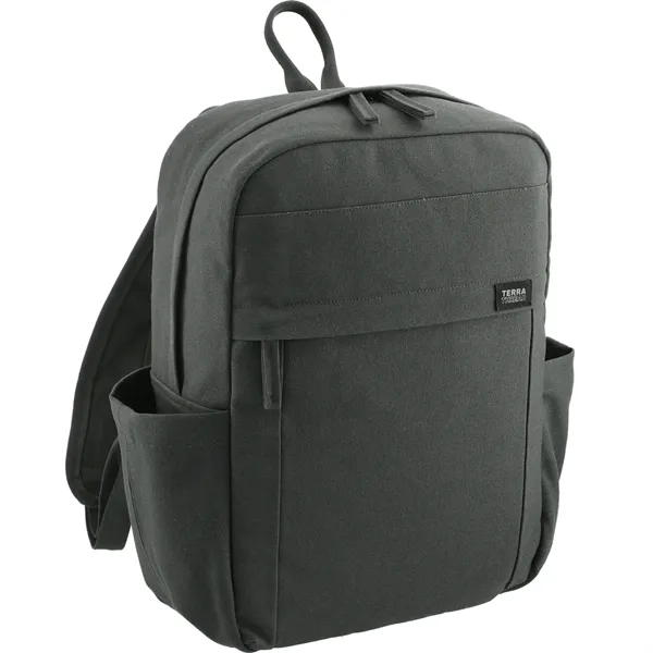 15" computer backpack made of certified organic cotton canvas.... from ASI 66887 PCNA / Leeds