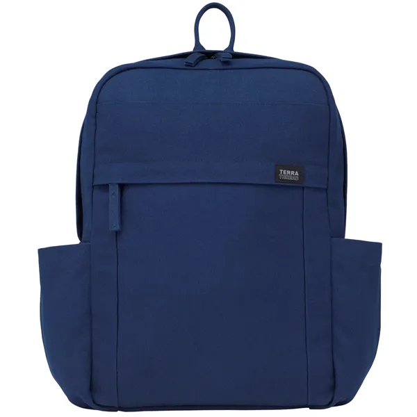 15" computer backpack made of certified organic cotton canvas.... from ASI 66887 PCNA / Leeds