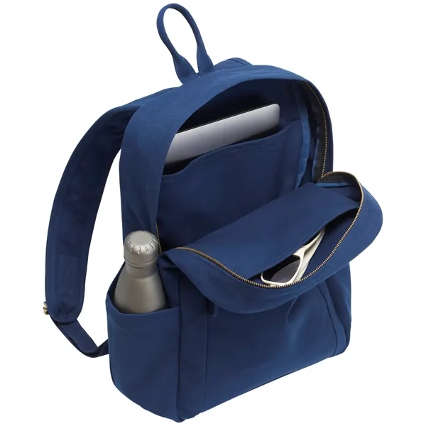 15" computer backpack made of certified organic cotton canvas.... from ASI 66887 PCNA / Leeds