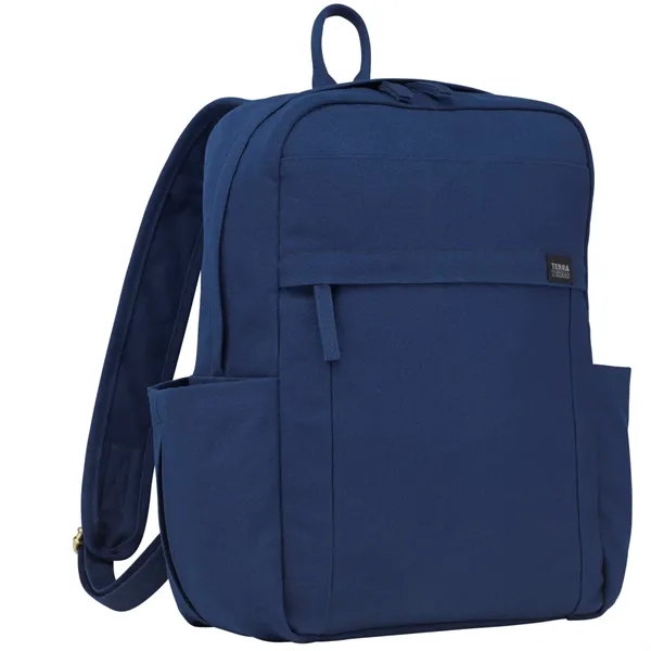 15" computer backpack made of certified organic cotton canvas.... from ASI 66887 PCNA / Leeds