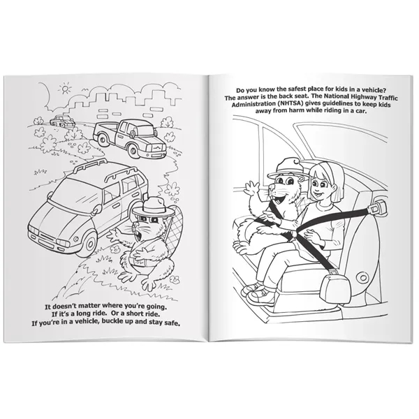 Coloring Book - Buckle Up... from ASI 54100 Fields Manufacturing Inc / Better Life Line