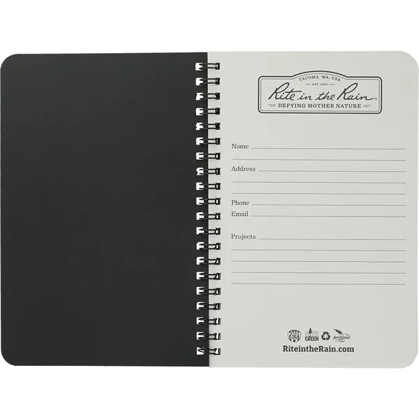 Side spiral bound notebook with hard cover and 32 sheets of... from ASI 66887 PCNA / Leeds