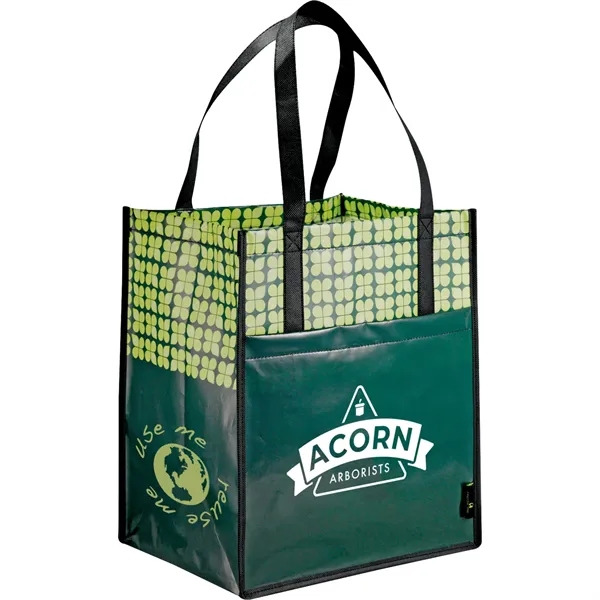 Non-woven, laminated grocery tote.... from ASI 66887 PCNA / Bullet