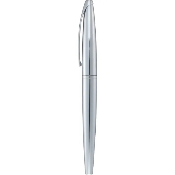 Chrome rollerball pen with black ink.... from ASI 66887 PCNA / Leed’s