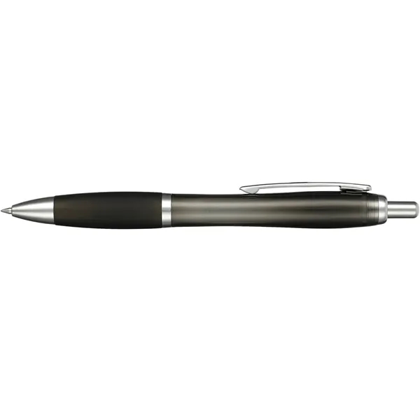 Click-action ballpoint pen with rubber grip and black gel ink.... from ASI 66887 PCNA / Bullet