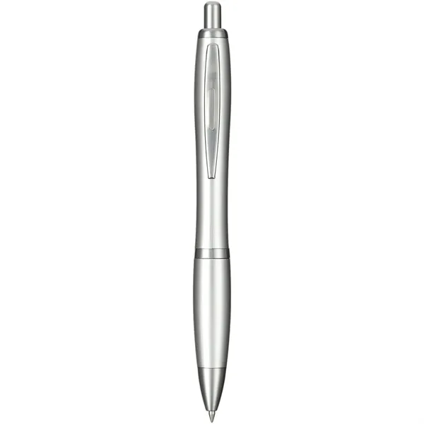 Click-action ballpoint pen with rubber grip and black gel ink.... from ASI 66887 PCNA / Bullet