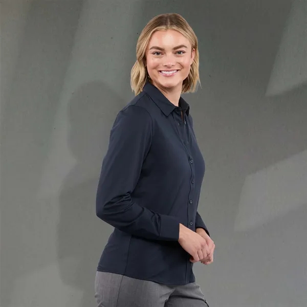 TATRA Eco Long Sleeve Knit Button Up Shirt-Women's... from ASI 66887 PCNA / Trimark