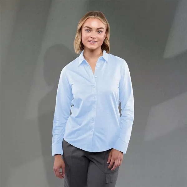 TATRA Eco Long Sleeve Knit Button Up Shirt-Women's... from ASI 66887 PCNA / Trimark