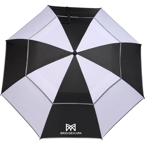 62" RPET Golf Umbrella w/ Reflective Trim... from ASI 66887 PCNA / Leeds