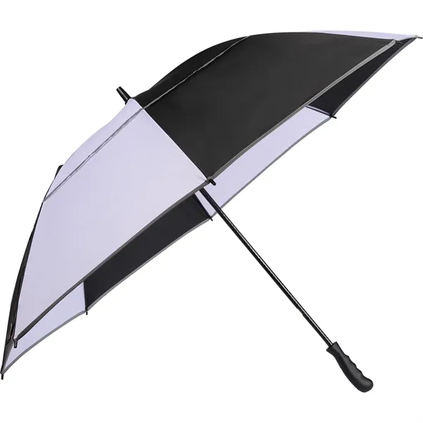62" RPET Golf Umbrella w/ Reflective Trim... from ASI 66887 PCNA / Leeds