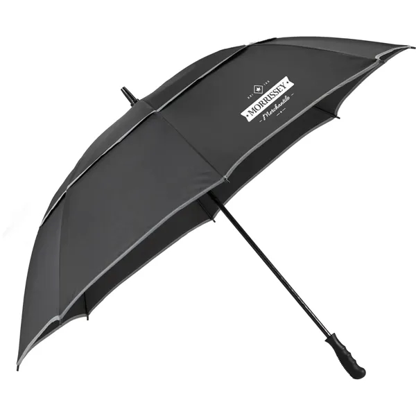 62" RPET Golf Umbrella w/ Reflective Trim... from ASI 66887 PCNA / Leeds