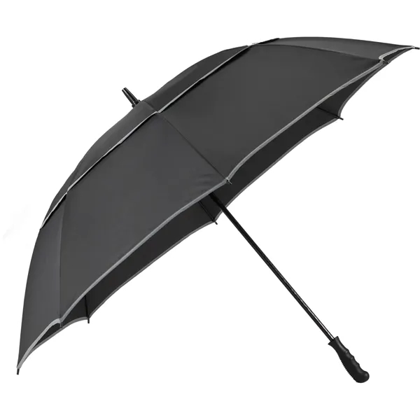 62" RPET Golf Umbrella w/ Reflective Trim... from ASI 66887 PCNA / Leeds