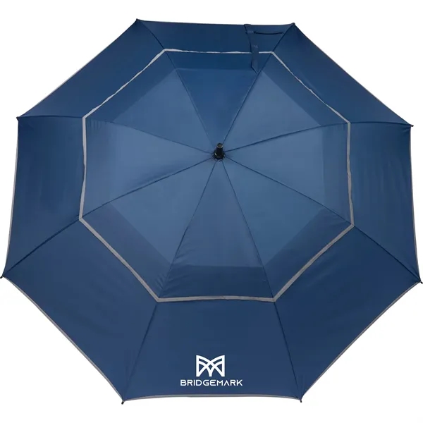 62" RPET Golf Umbrella w/ Reflective Trim... from ASI 66887 PCNA / Leeds