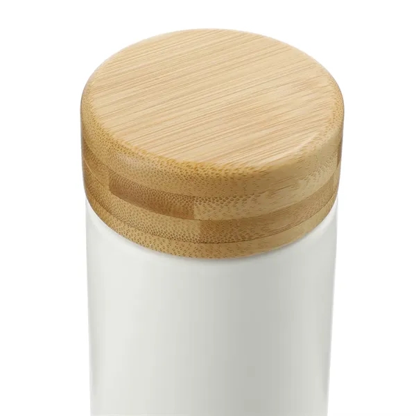 11 oz. ceramic tumbler with double wall construction and screw-on bamboo... from ASI 66887 PCNA / Leeds