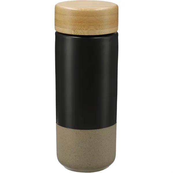 11 oz. ceramic tumbler with double wall construction and screw-on bamboo... from ASI 66887 PCNA / Leeds