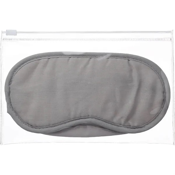 Comfort set with a zip-top resealable pouch, polyester eye mask and... from ASI 66887 PCNA / Bullet