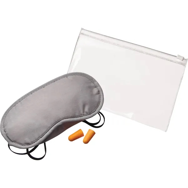 Comfort set with a zip-top resealable pouch, polyester eye mask and... from ASI 66887 PCNA / Bullet