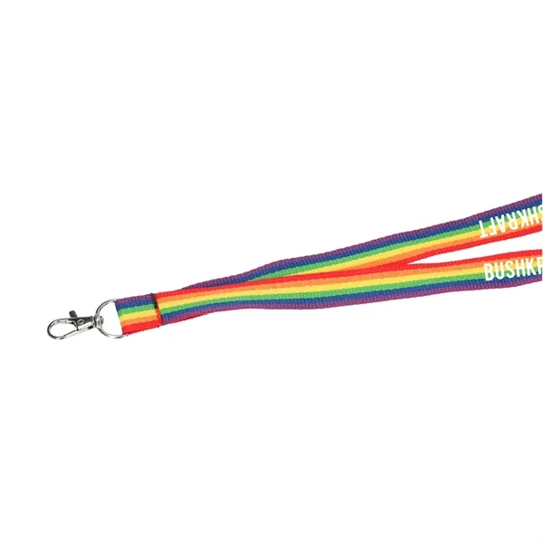 19" x 0.75" recycled polyester lanyard with lobster clip.... from ASI 66887 PCNA / Bullet