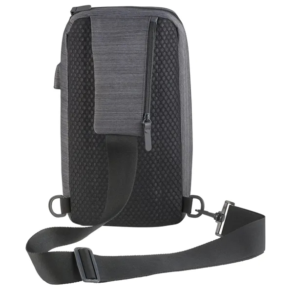 3.5" x 14" x 7.5" sling bag with USB port.... from ASI 66887 PCNA / Leeds