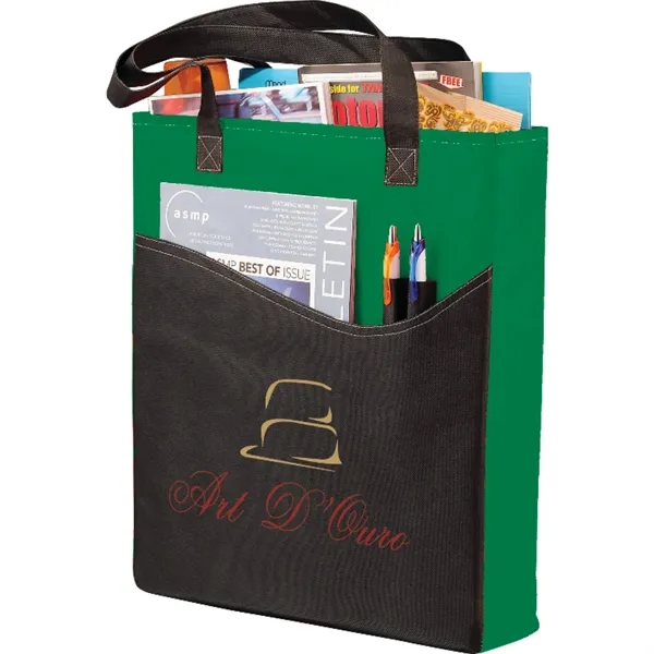 3" x 17" x 15" non-woven tote bag with 26" handles... from ASI 66887 PCNA / Bullet