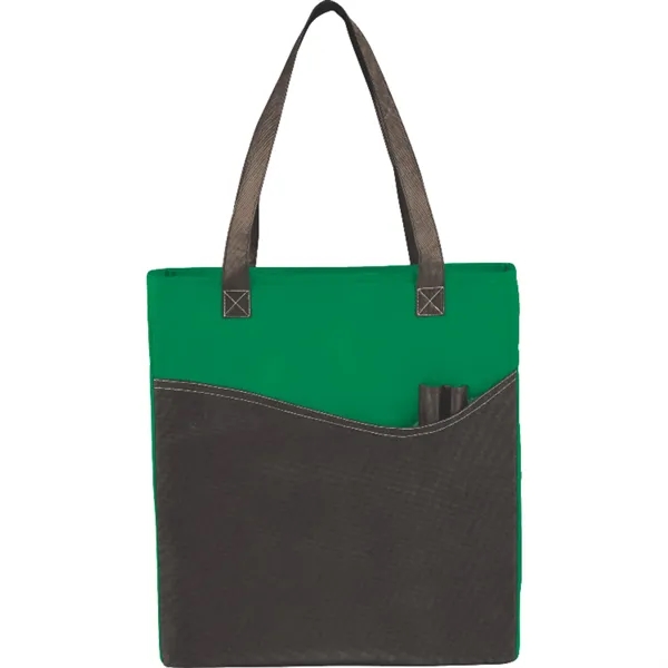3" x 17" x 15" non-woven tote bag with 26" handles... from ASI 66887 PCNA / Bullet