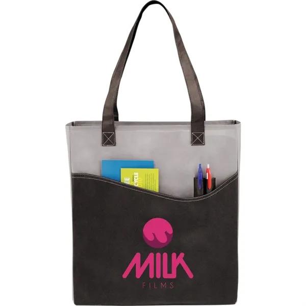 3" x 17" x 15" non-woven tote bag with 26" handles... from ASI 66887 PCNA / Bullet