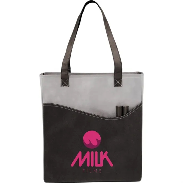 3" x 17" x 15" non-woven tote bag with 26" handles... from ASI 66887 PCNA / Bullet