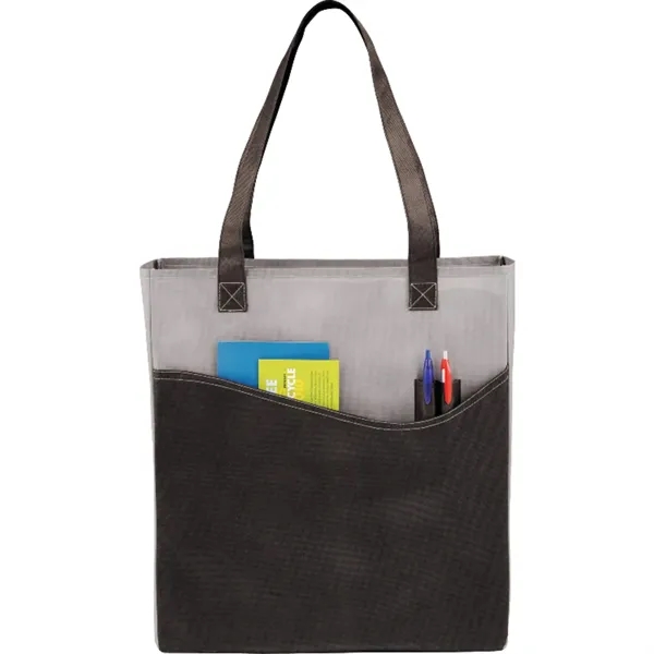3" x 17" x 15" non-woven tote bag with 26" handles... from ASI 66887 PCNA / Bullet