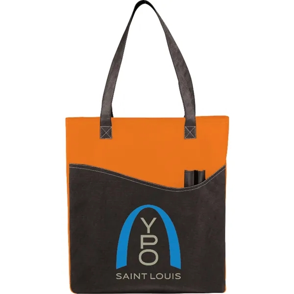3" x 17" x 15" non-woven tote bag with 26" handles... from ASI 66887 PCNA / Bullet